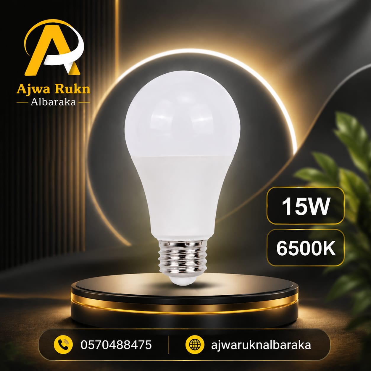 15W LED COIYA 6500K